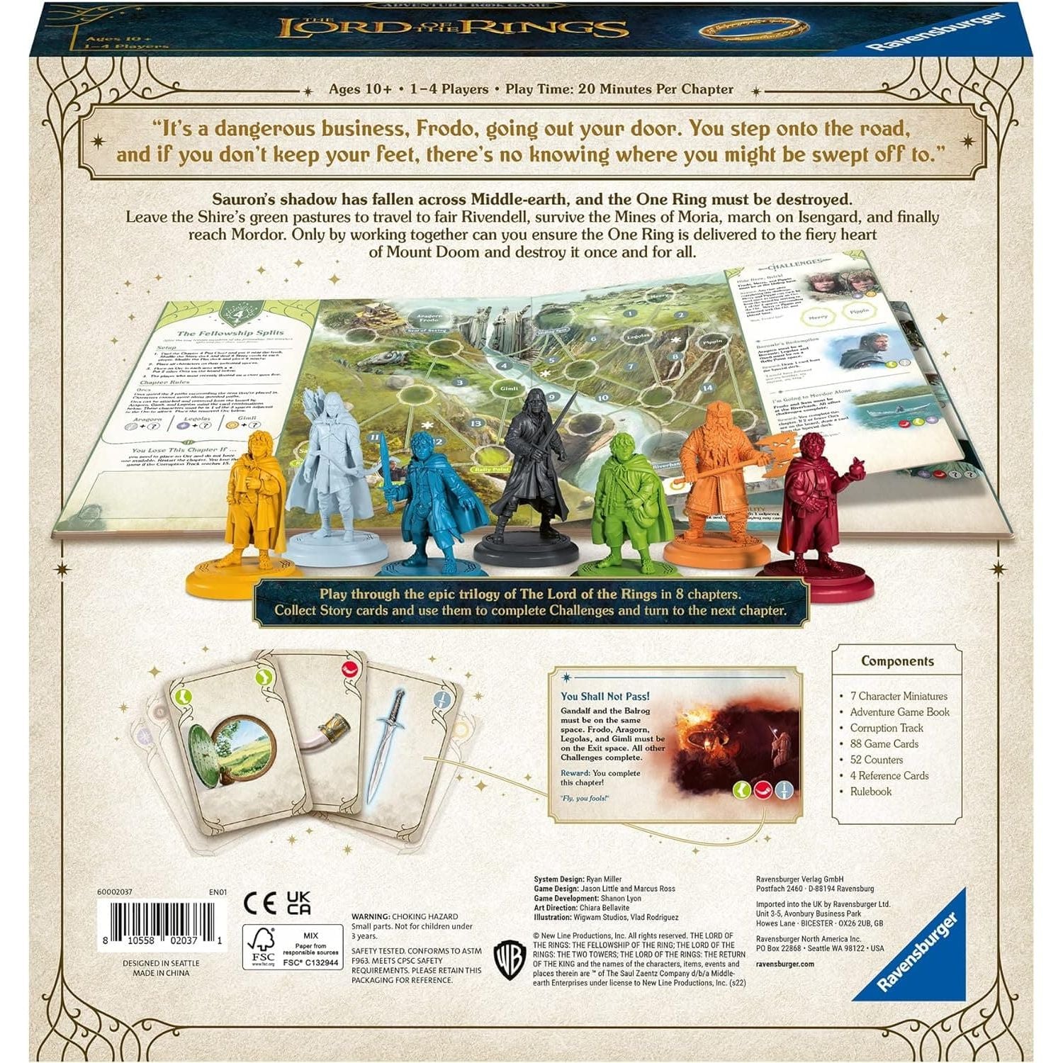 Buy Gadcet UK,Lord of the Rings Adventure Book - Immersive Family Strategy Board Games 1 to 4 Players - Gadcet UK | UK | London | Scotland | Wales| Ireland | Near Me | Cheap | Pay In 3 | Games and Toys