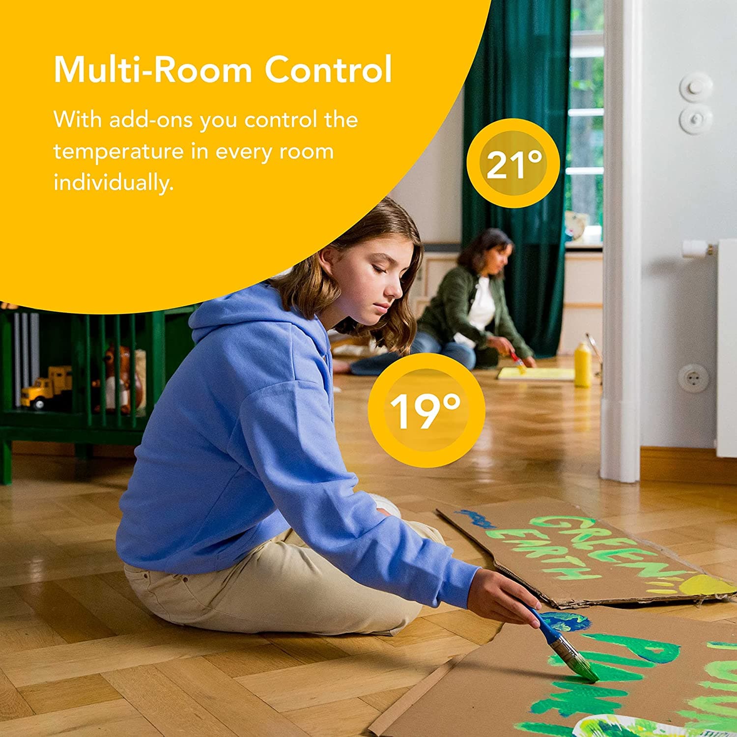 TADO,tado° Wireless Smart Thermostat Starter Kit V3+ Incl. Stand – Full Control Over Your Boiler And Hot Water From Anywhere, Save Energy, Easy DIY Installation - Gadcet.com