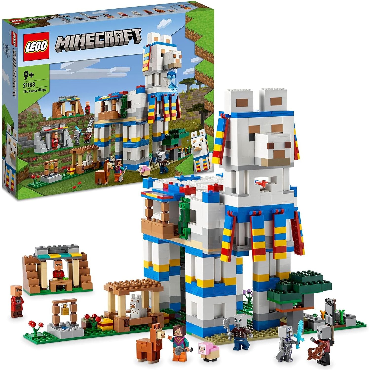 Buy Lego,LEGO 21188 Minecraft The Llama Village Farmhouse Set – Modular Toy for Kids with Villagers & Animal Figures - Gadcet UK | UK | London | Scotland | Wales| Near Me | Cheap | Pay In 3 | Toys & Games