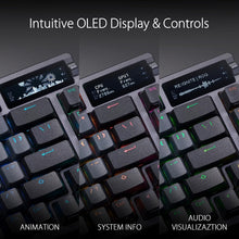 Buy ASUS,ASUS ROG Azoth 75% Wireless DIY Custom Gaming Keyboard, OLED display, Gasket-Mount, Three-Layer Dampening, Hot-Swappable ROG NX Red Switches & Keyboard Stabilizers, PBT Keycaps, RGB-Black, - Gadcet.com | UK | London | Scotland | Wales| Ireland | Near Me | Cheap | Pay In 3 | Keyboards
