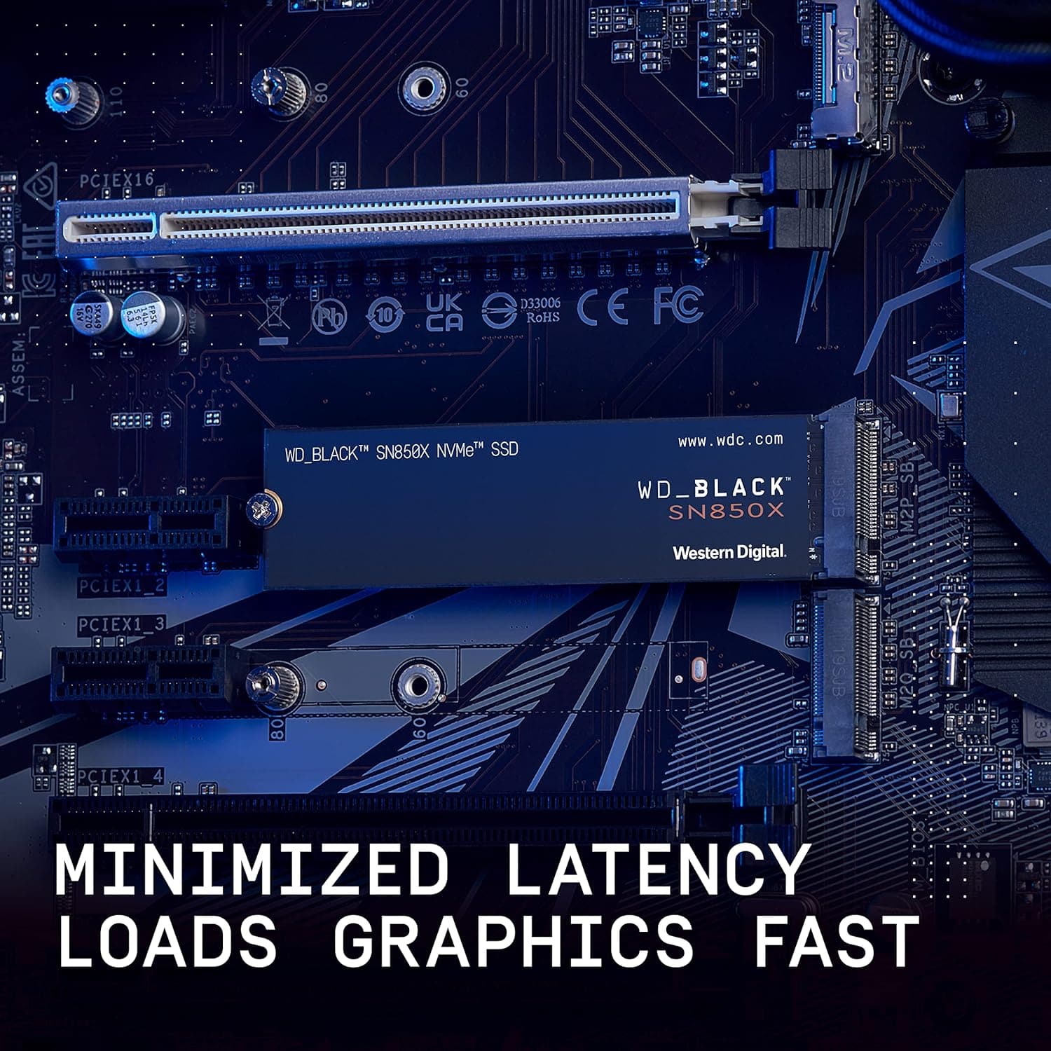 Buy WD_BLACK,WD_BLACK SN850X 1TB PCIe Gen4 NVMe M.2 Gaming SSD, 7300 MB/s Read, 6300 MB/s Write - Gadcet UK | UK | London | Scotland | Wales| Near Me | Cheap | Pay In 3 | Hard Drives