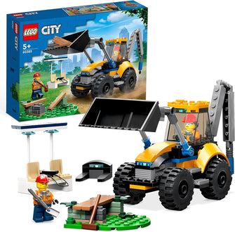 Buy LEGO,LEGO 60385 City Construction Digger, Excavator Toy Boys And Girls Aged 5 Plus Years Old, Vehicle Building Set, Birthday Gift Idea With Minifigures - Gadcet UK | UK | London | Scotland | Wales| Ireland | Near Me | Cheap | Pay In 3 | Toys & Games