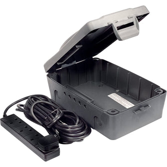 Buy Masterplug,Masterplug  Weatherproof Electric Box for Outdoors with Four Socket 10 Metre Extension Lead, 351 x 220 x 126.5 mm, Dark Grey - Gadcet UK | UK | London | Scotland | Wales| Ireland | Near Me | Cheap | Pay In 3 | Electronics