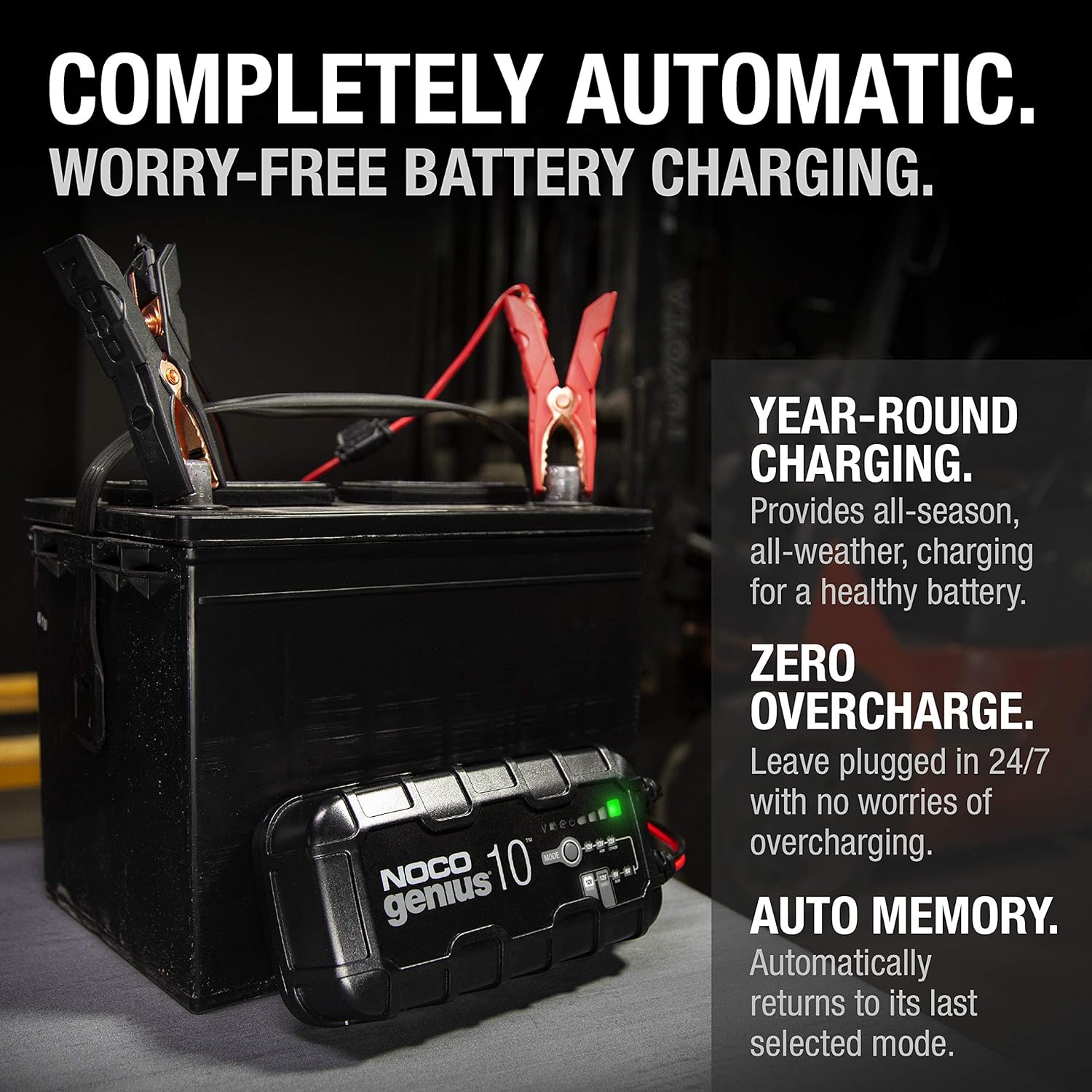Buy NOCO,NOCO GENIUS10 – 10A 6V/12V Smart Battery Charger & Maintainer - Gadcet UK | UK | London | Scotland | Wales| Near Me | Cheap | Pay In 3 | Vehicle Battery Chargers