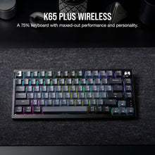 Buy CORSAIR,CORSAIR K65 PLUS Wireless 75% Mechanical Gaming Keyboard – RGB, Hot-Swappable MLX Red Switches, PBT Keycaps, UK Layout, Black - Gadcet UK | UK | London | Scotland | Wales| Near Me | Cheap | Pay In 3 | Keyboards