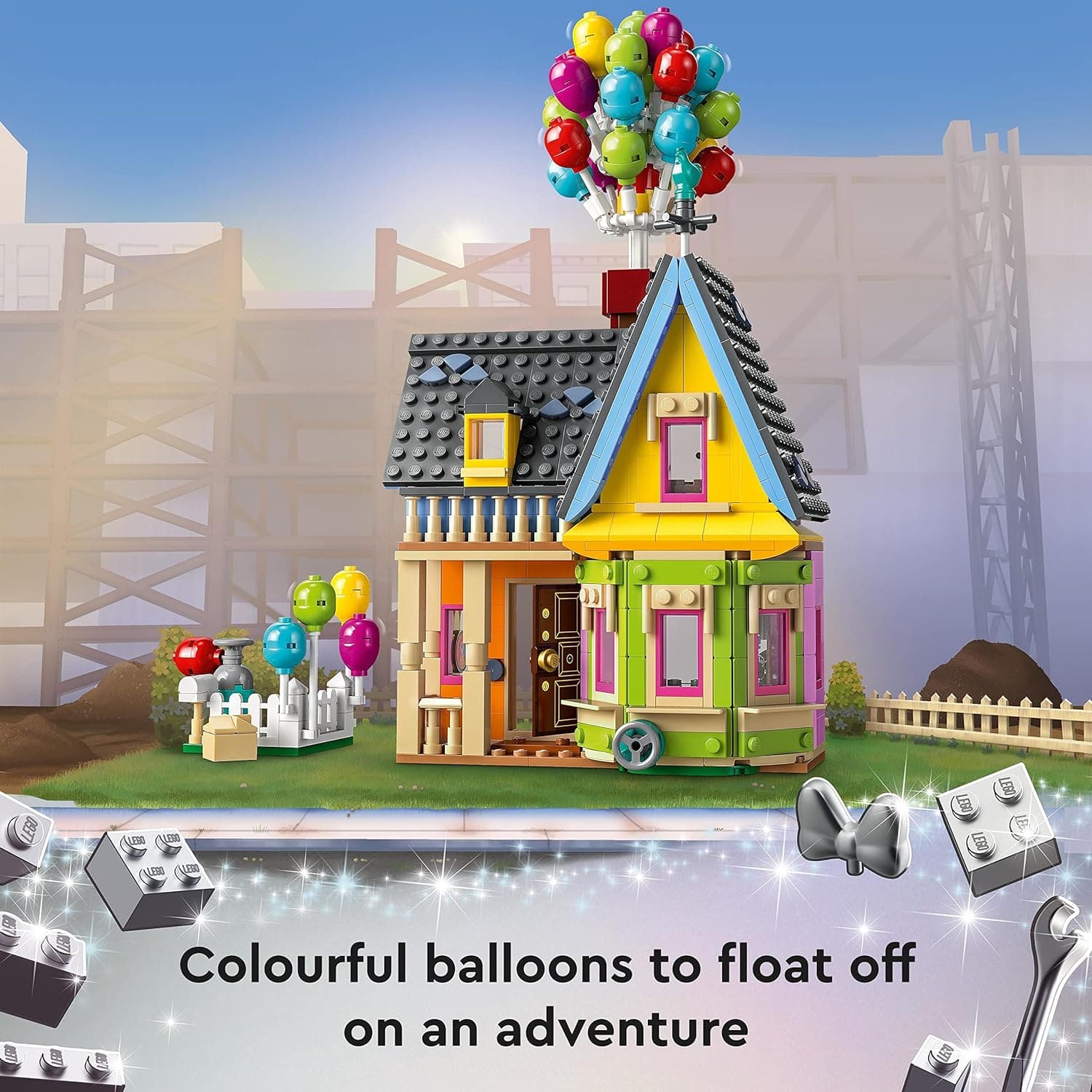 Buy LEGO,LEGO 43217 Disney and Pixar ‘Up’ House Buildable Toy with Balloons, Carl, Russell and Dug Figures, Collectible Model Set, Disney's 100th Anniversary Series, Iconic Gift Idea - Gadcet UK | UK | London | Scotland | Wales| Near Me | Cheap | Pay In 3 | Toys & Games