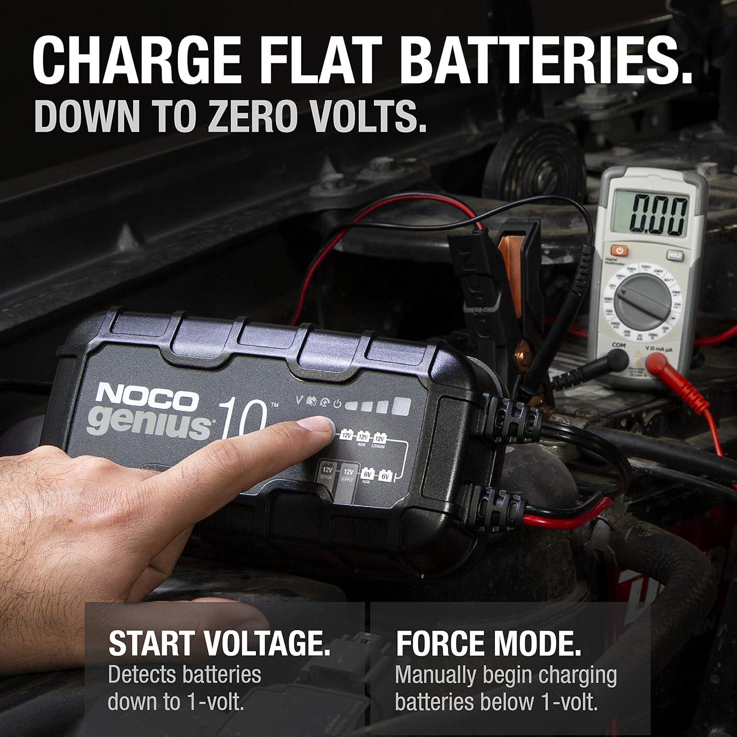 Buy NOCO,NOCO GENIUS10 – 10A 6V/12V Smart Battery Charger & Maintainer - Gadcet UK | UK | London | Scotland | Wales| Near Me | Cheap | Pay In 3 | Vehicle Battery Chargers