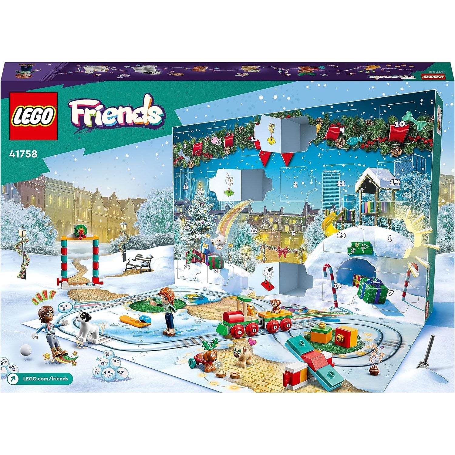Buy LEGO,LEGO Friends 41758 Advent Calendar 2023 Christmas Toy Set 24 Gifts - Gadcet UK | UK | London | Scotland | Wales| Near Me | Cheap | Pay In 3 | Construction Set Toys