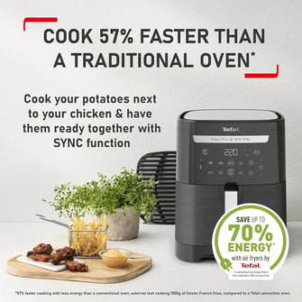 Buy TEFAL,Tefal Easy Fry XXL 2-in-1 Digital Air Fryer & Grill, 6.5L x2, 8 Programs, Black, EY801827, Amazon Exclusive, 1830W - Gadcet UK | UK | London | Scotland | Wales| Near Me | Cheap | Pay In 3 | Air Fryers