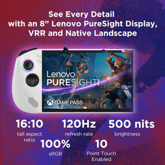 Buy Lenovo,Lenovo Legion Go S Gaming Console – 8" WUXGA Touch Display, 120Hz, AMD Ryzen Z2 Go, 16GB RAM, 512GB SSD, Windows 11 – Glacier White - Gadcet UK | UK | London | Scotland | Wales| Near Me | Cheap | Pay In 3 | Video Game Consoles