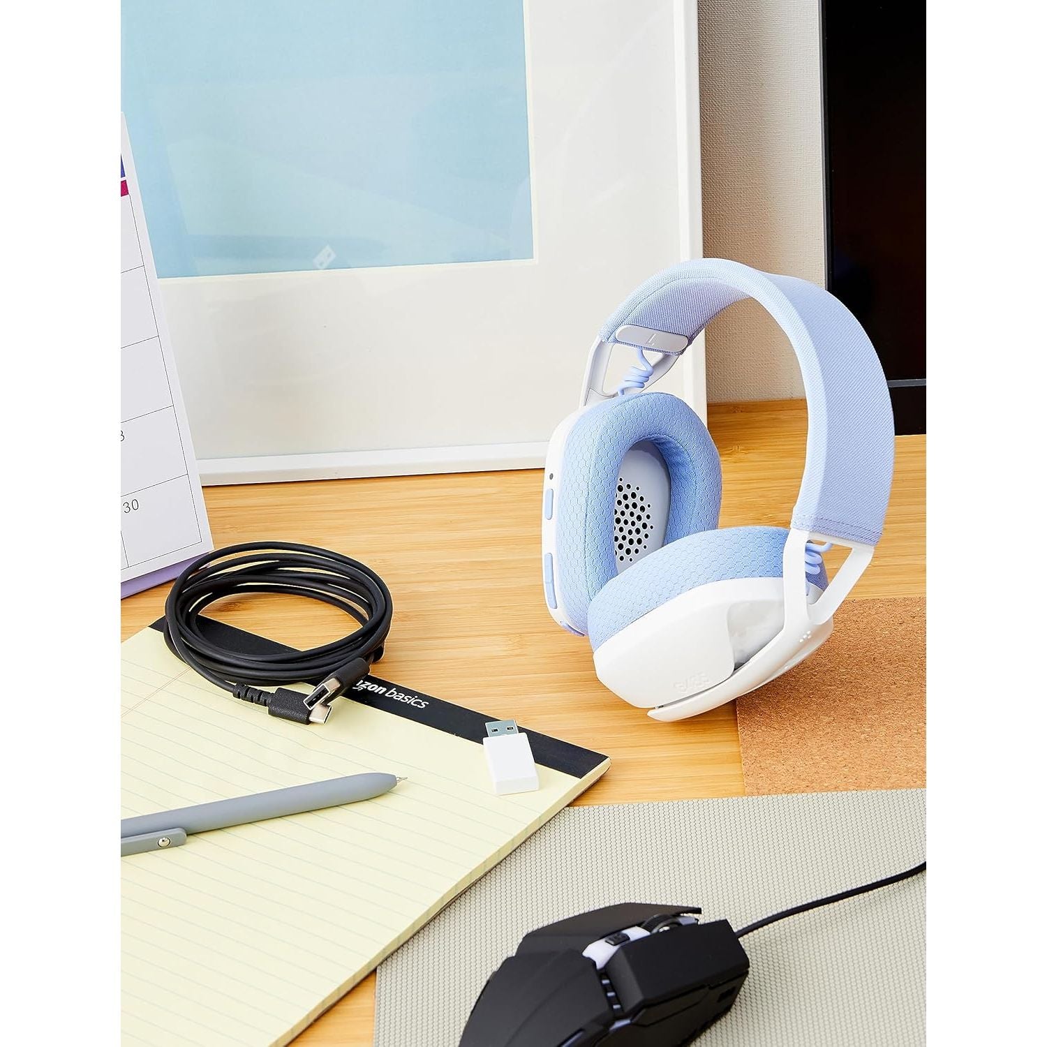 Buy Logitech,Logitech G435 LIGHTSPEED & Bluetooth Wireless Gaming Headset - Ultra Lightweight 165g over-ear headphones, built-in mics, 18h battery, compatible with Dolby Atmos, PC, PS4, PS5, Mobile - White - Gadcet UK | UK | London | Scotland | Wales| Near Me | Cheap | Pay In 3 | Headphones & Headsets