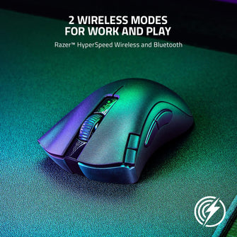 Buy RAZER,Razer DeathAdder V2 X HyperSpeed - Ergonomic Mouse for Wireless Gaming (235 Hours of Battery Life, HyperSpeed Wireless, 14K DPI Optical Sensor, Mechanical Switches Gen-2, 7 Programmable Buttons) Black - Gadcet UK | UK | London | Scotland | Wales| Near Me | Cheap | Pay In 3 | Keyboard & Mouse
