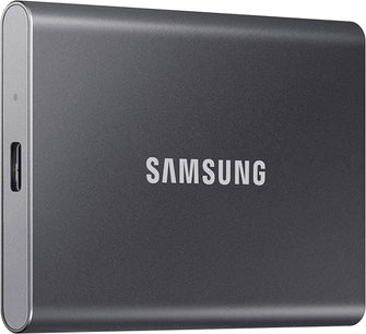 Buy Samsung,Samsung T7 Portable SSD - 2 TB - USB 3.2 Gen.2 External SSD Titanium Grey (MU-PC2T0T/WW) - Gadcet.com | UK | London | Scotland | Wales| Ireland | Near Me | Cheap | Pay In 3 | Hard Drives