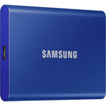 Buy Samsung,SAMSUNG T7 Portable SSD 500GB - Up to 1050MB/s - USB 3.2 External Solid State Drive, Blue - Gadcet UK | UK | London | Scotland | Wales| Ireland | Near Me | Cheap | Pay In 3 | External hard drives