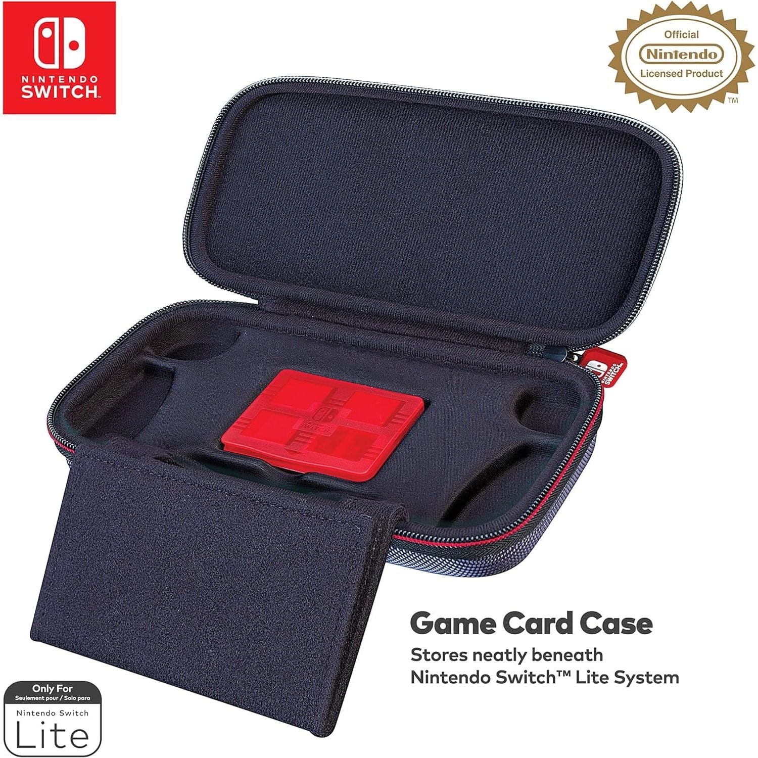 Buy Nintendo,Deluxe Travel Case Black for Nintendo Switch Lite - Gadcet UK | UK | London | Scotland | Wales| Ireland | Near Me | Cheap | Pay In 3 | Game Controller Accessories