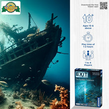 Buy KOSMOS,Thames & Kosmos EXIT: The Sunken Treasure – Escape Room Game, Level 2/5, 1–4 Players, Ages 12+ (694050) - Gadcet UK | UK | London | Scotland | Wales| Near Me | Cheap | Pay In 3 | Toys & Games