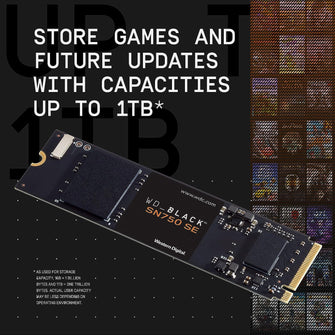 Buy WD,WD_BLACK SN750 SE 500GB M.2 2280 PCIe Gen4 NVMe Gaming SSD up to 3600 MB/s read speed - Gadcet UK | UK | London | Scotland | Wales| Near Me | Cheap | Pay In 3 | Hard Drive Accessories