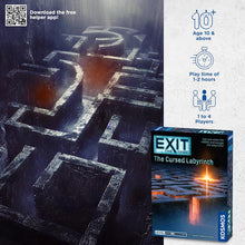 Buy EXIT,EXIT: The Cursed Labyrinth – Escape Room Board Game (Level 2, Ages 10+) - Gadcet UK | UK | London | Scotland | Wales| Near Me | Cheap | Pay In 3 | Cards