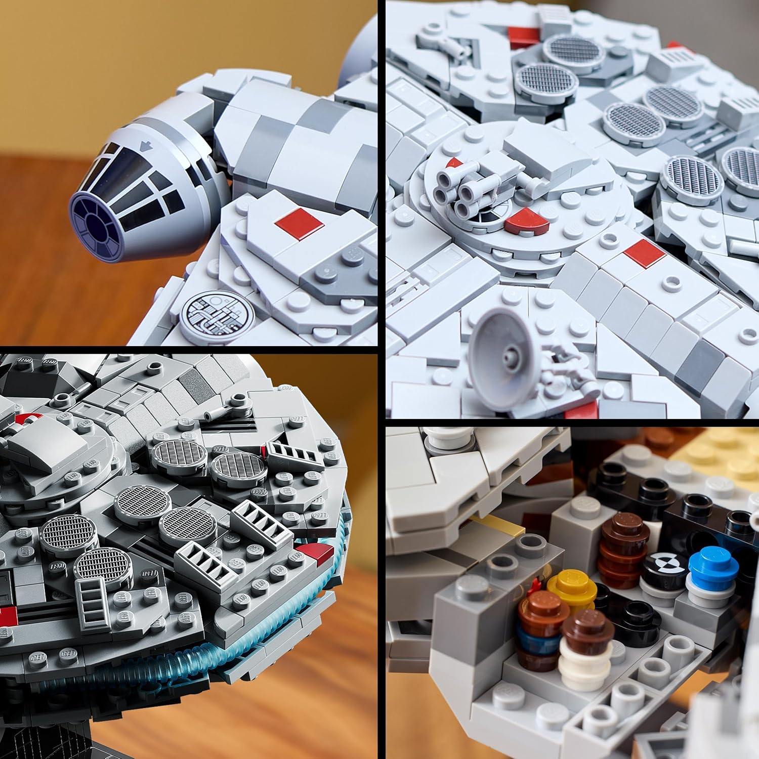 Buy LEGO,LEGO Star Wars Millenium Falcon 25th Anniversary Set for Adults, Collectible A New Hope Starship Vehicle Model Kit, Home or Office Décor, Birthday Gifts for Men, Women and Fans - Gadcet UK | UK | London | Scotland | Wales| Near Me | Cheap | Pay In 3 | Interlocking Blocks