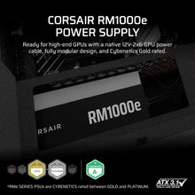 Buy CORSAIR,CORSAIR RM1000e (2025) Fully Modular Low-Noise ATX Power Supply with 12V-2x6 Cable – ATX 3.1 & PCIe 5.1 Compliant, Cybenetics Gold Efficiency, 105°C-Rated Capacitors, Modern Standby Mode – Black - Gadcet UK | UK | London | Scotland | Wales| Near Me | Cheap | Pay In 3 | Computer Power Supplies