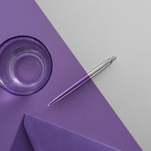 Buy Parker,Parker Jotter Ballpoint Pen: Victoria Violet with Chrome Trim | Medium Blue Ink - Gadcet UK | UK | London | Scotland | Wales| Near Me | Cheap | Pay In 3 | Ballpoint Pens