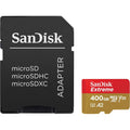 Buy Sandisk,SanDisk Extreme 400 GB microSDXC Memory Card + SD Adapter with A2 App Performance + Rescue Pro Deluxe, Up to 160 MB/s, Class 10, UHS-I, U3, V30, Red/Gold - Gadcet UK | UK | London | Scotland | Wales| Near Me | Cheap | Pay In 3 | Flash Memory Cards