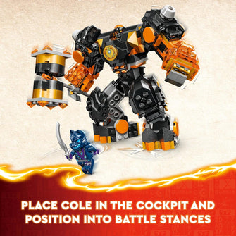 Buy LEGO,LEGO NINJAGO Cole’s Elemental Earth Mech, Action Figure Toy, Dragons Rising Building Set with Ninja Character Cole Minifigure, Gift for 7 Plus Year Old Boys, Girls & Kids - Gadcet UK | UK | London | Scotland | Wales| Near Me | Cheap | Pay In 3 | Action & Toy Figures
