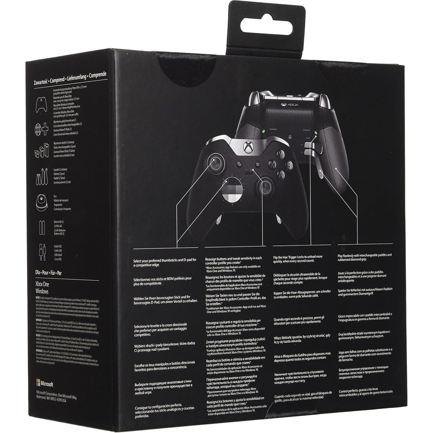 Buy Microsoft,Xbox One Elite Wireless Controller - Black - Gadcet UK | UK | London | Scotland | Wales| Ireland | Near Me | Cheap | Pay In 3 | Video Game Console Accessories