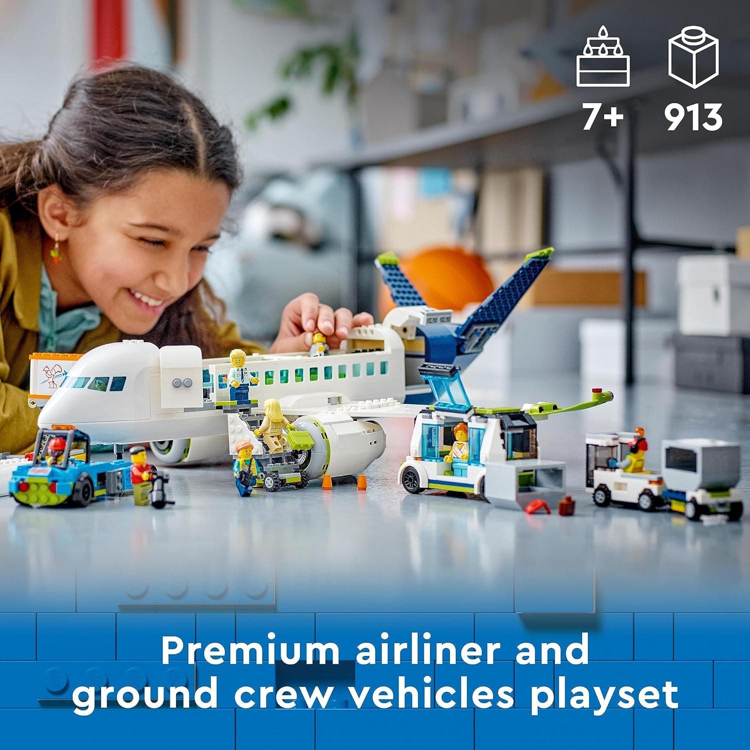 Buy LEGO,LEGO 60367 City Passenger Aeroplane Toy Building Set, Large Plane Model, Christmas Treat, Gifts for Boys & Girls with Airport Vehicles: Apron Bus, Tug, Catering Loader, Baggage Truck and 9 Minifigures - Gadcet UK | UK | London | Scotland | Wales| Ireland | Near Me | Cheap | Pay In 3 | Toys & Games