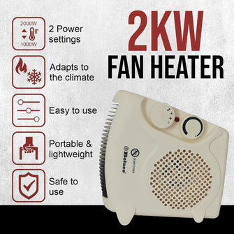 Buy Belaco,Belaco BFH22C Fan Heater – 2000W, 2 Heat Settings, Overheat Protection - Gadcet UK | UK | London | Scotland | Wales| Near Me | Cheap | Pay In 3 | Fans & Cooling