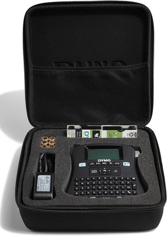 Buy Dymo,Dymo LabelManager 210D Handheld Label Maker Kit with QWERTY Keyboard, 12mm Black on White D1 Labels, and Carrying Case - Gadcet UK | UK | London | Scotland | Wales| Near Me | Cheap | Pay In 3 | Label Makers