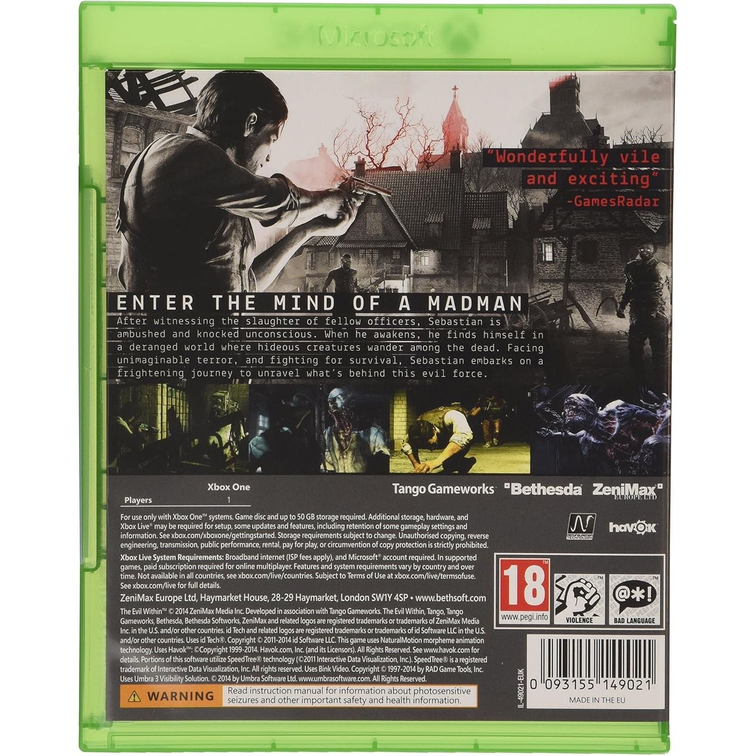 Buy Xbox One,The Evil Within – Xbox One Game - Gadcet UK | UK | London | Scotland | Wales| Near Me | Cheap | Pay In 3 | Video Game Software