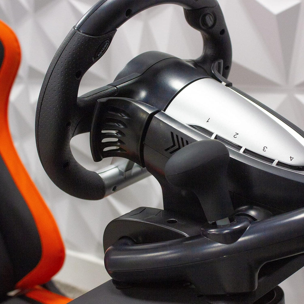 X-Rocker XR Racing Wheel V2 With Pedals - 180° Responsive - Compatible ...