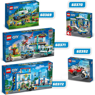 Buy Lego,LEGO City Emergency Vehicles HQ 60371 – Helicopter, Ambulance, Motorbike & Police Car Toy Set for Kids 6+ - Gadcet UK | UK | London | Scotland | Wales| Near Me | Cheap | Pay In 3 | Toys & Games