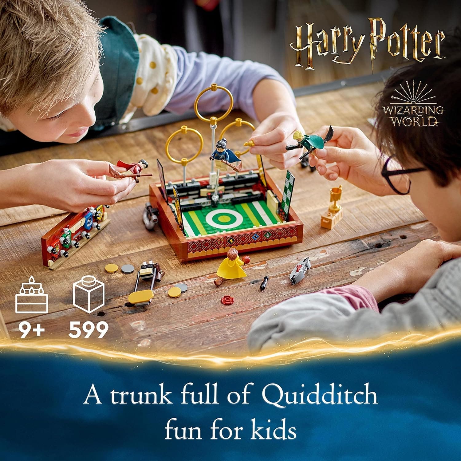 Buy LEGO,LEGO 76416 Harry Potter Quidditch Trunk, Play 3 Different Quidditch Games, Solo or 2-Player Game Set with Draco Malfoy, Cedric Diggory, Cho Chang Minifigures and Golden Snitch, Portable Travel Toy - Gadcet UK | UK | London | Scotland | Wales| Ireland | Near Me | Cheap | Pay In 3 | Toys