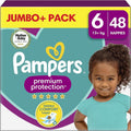 Buy Pampers,Pampers Premium Protection Size 6, 48 Nappies, 13kg+, Jumbo+ Pack, Pampers Comfort & Protection For Sensitive Skin - Gadcet UK | UK | London | Scotland | Wales| Ireland | Near Me | Cheap | Pay In 3 | Health & Beauty