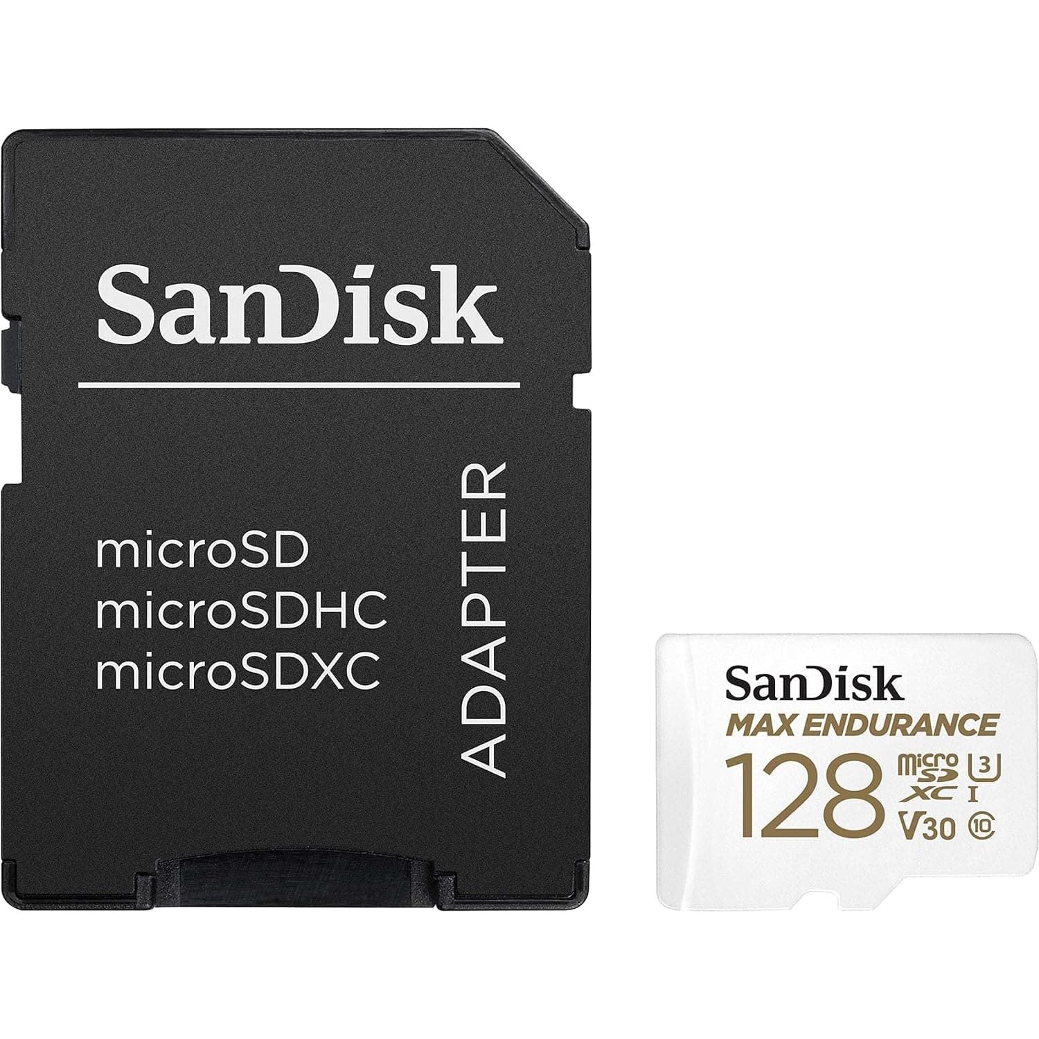 Buy Sandisk,SanDisk MAX ENDURANCE Video Monitoring for Dashcams & Home Monitoring 128 GB microSDXC Memory Card + SD Adaptor 60,000 Hours Endurance - Gadcet UK | UK | London | Scotland | Wales| Near Me | Cheap | Pay In 3 | Flash Memory Cards
