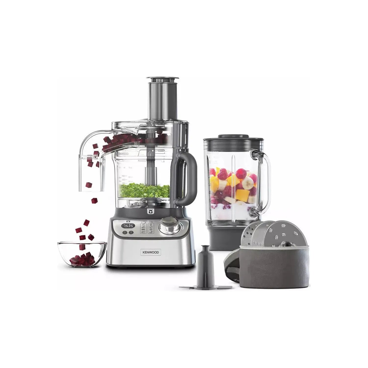 Buy Kenwood,Kenwood MultiPro Express Weigh Food Processor, 8 Processing Tools, Variable Speed with Pulse Function, Integrated Digital Scales, Capacity 3L - Gadcet UK | UK | London | Scotland | Wales| Near Me | Cheap | Pay In 3 | Kitchen & Dining