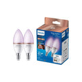 Buy Philips,Philips WiZ E14 Colour Smart LED Wi-Fi Candle Bulbs - 2 Pack - Gadcet UK | UK | London | Scotland | Wales| Near Me | Cheap | Pay In 3 | LED Light Bulbs