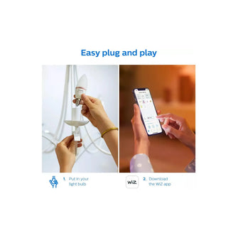 Buy Philips,Philips Wiz E14 Colour Smart LED Wi-Fi Candle Bulbs - 2 Pack - Gadcet UK | UK | London | Scotland | Wales| Near Me | Cheap | Pay In 3 | Electronics