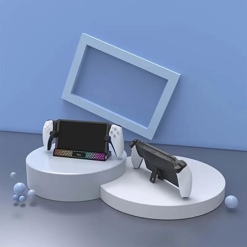 Buy iplay,iPlay PSP Charging Dock with RGB Light, USB-C Cable, and Detachable Stand - White - Gadcet UK | UK | London | Scotland | Wales| Near Me | Cheap | Pay In 3 | Portable Game Console Accessories