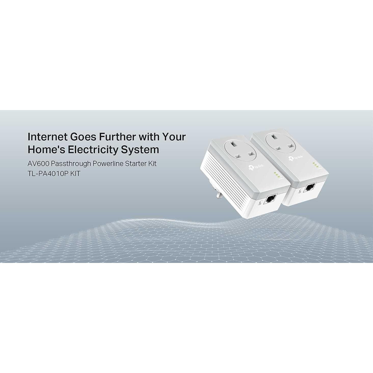 Buy TP-Link,TP-Link TL-PA4010P AV600 Passthrough Powerline Starter Kit - Gadcet UK | UK | London | Scotland | Wales| Ireland | Near Me | Cheap | Pay In 3 | Network Cards & Adapters