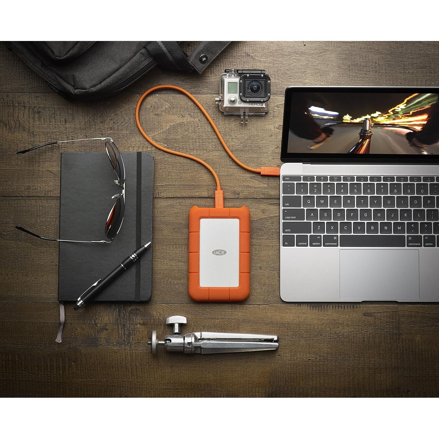 Buy LaCie,LaCie Rugged USB-C 5TB Portable External Hard Drive - PC, Mac, iPad & iPhone Compatible, Data Rescue Service (STFR5000800) - Gadcet UK | UK | London | Scotland | Wales| Near Me | Cheap | Pay In 3 | Hard Drives