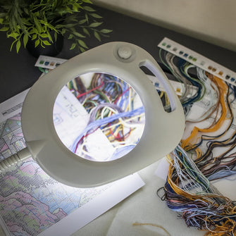 Buy Purelite,Purelite 4-in-1 Crafters Magnifying Lamp, White, 26x26x150 cm - Gadcet UK | UK | London | Scotland | Wales| Ireland | Near Me | Cheap | Pay In 3 | Electronics