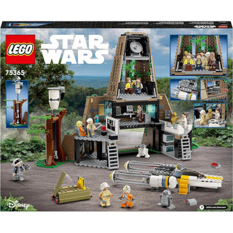 LEGO Star Wars: A New Hope Yavin 4 Rebel Base Set with 10 Minifigures including Luke Skywalker, Princess Leia, Chewbacca, plus 2 Droid Figures, Y-Wing Starfighter and Command Room 75365 - 9