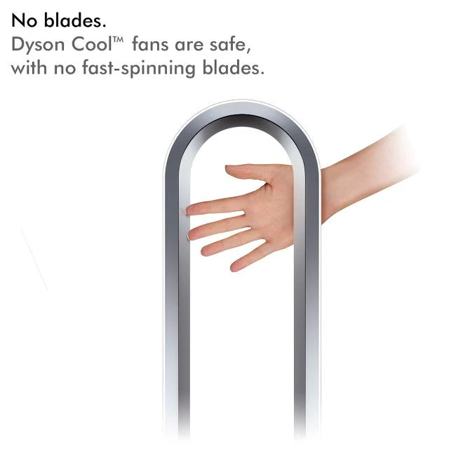 Buy Dyson,Dyson AM07 Bladeless Tower Fan, 65W Air Multiplier - White - Gadcet UK | UK | London | Scotland | Wales| Near Me | Cheap | Pay In 3 | Desk & Pedestal Fans