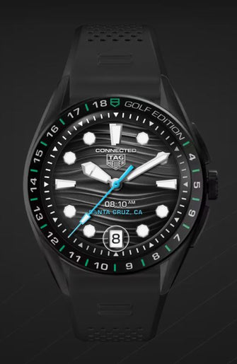 Buy TAG Heuer,TAG Heuer Connected Calibre E4 Golf Edition - 45mm, Black - Gadcet UK | UK | London | Scotland | Wales| Near Me | Cheap | Pay In 3 | Smart Watches
