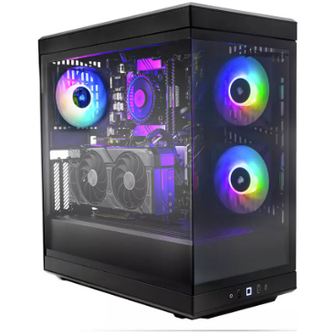 Stormforce Red Computer Stormforce Crystal Gaming Desktop - RTX 4070, Intel Core i5, 16GB RAM ...