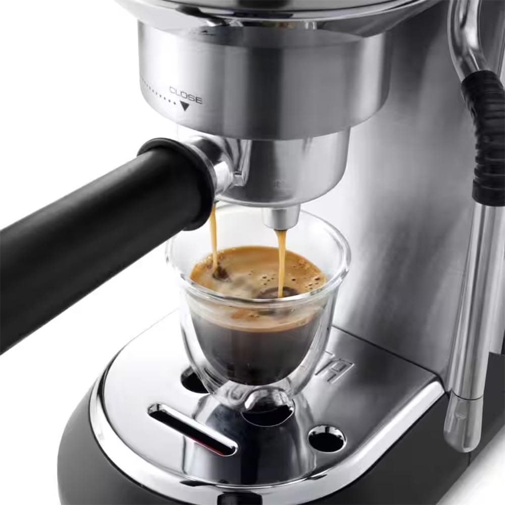 Buy De'Longhi,De'Longhi EC885.M Dedica Arte Espresso Coffee Machine – Stainless Steel - Gadcet UK | UK | London | Scotland | Wales| Near Me | Cheap | Pay In 3 | Coffee Makers & Espresso Machines