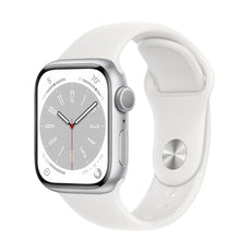 Buy Apple,Apple Watch Series 8 GPS, 41mm Silver Aluminium Case, White Sport Band - Gadcet UK | UK | London | Scotland | Wales| Near Me | Cheap | Pay In 3 | Smart Watches
